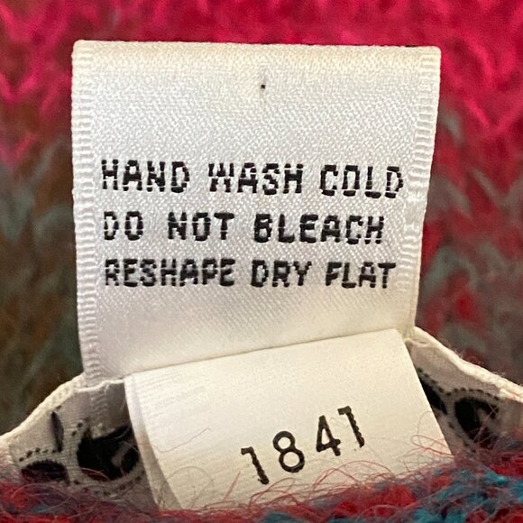 Vintage Epogee Plaid Mohair Button Cardigan Old Money Classic Preppy Country-S - Picture 9 of 9